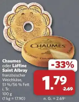 Combi Chaumes oder Läffine Saint Albray Angebot