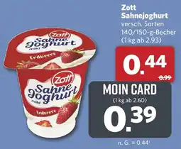 Combi Zott Sahnejoghurt Angebot