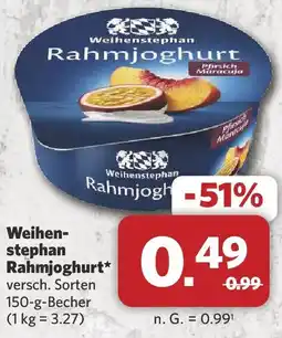 Combi Weihenstephan Rahmjoghurt Angebot