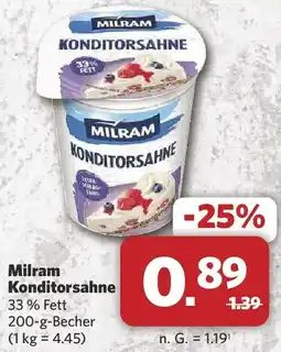 Combi Milram Konditorsahne Angebot