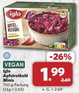 Combi Iglo Apfelrotkohl Minis Angebot