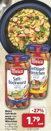 Combi Meica Saft-Bockwurst oder Geflügel Würstchen Angebot