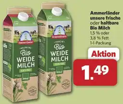 Combi Ammerländer unsere frische oder haltbare Bio Milch Angebot