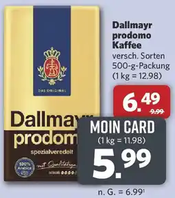 Combi Dallmayr prodomo Kaffee Angebot
