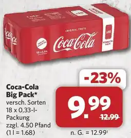 Combi Coca-Cola Big Pack Angebot