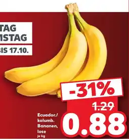 Kaufland Ecuador./kolumb. Bananen Angebot