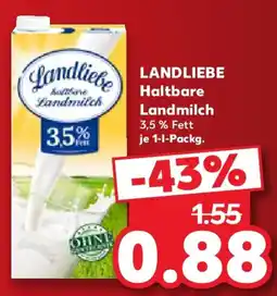 Kaufland Landliebe Haltbare Landmilch Angebot