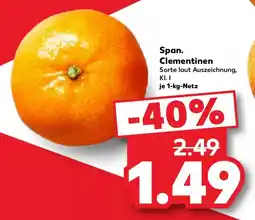 Kaufland Span. Clementinen Angebot