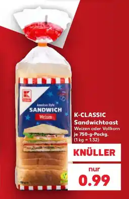 Kaufland K-CLASSIC Sandwichtoast Angebot