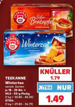 Kaufland TEEKANNE Wintertee Angebot