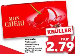 Kaufland MON CHÉRI Pralinen mit Alkoholfüllung Angebot