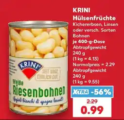 Kaufland KRINI Weisse Riesenbohnen Angebot