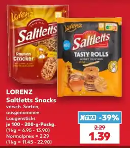 Kaufland Lorenz Saltletts Snacks Angebot
