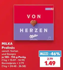 Kaufland MILKA Pralinés Angebot