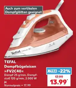 Kaufland TEFAL Dampfbügeleisen »FV2C40« Angebot