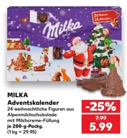 Kaufland MILKA Adventskalender Angebot