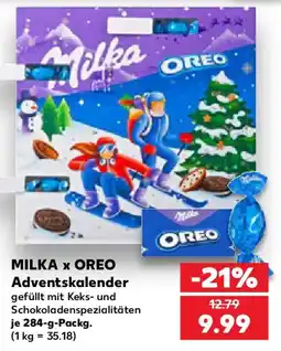 Kaufland MILKA x OREO Adventskalender Angebot