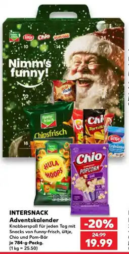 Kaufland INTERSNACK Adventskalender Angebot