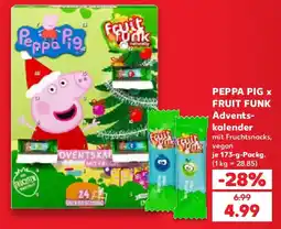 Kaufland PEPPA PIG x FRUIT FUNK Adventskalender Angebot
