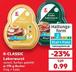Kaufland K-CLASSIC Leberwurst Angebot