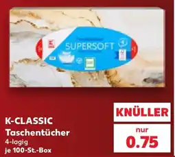 Kaufland K-CLASSIC Taschentücher Angebot