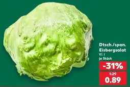 Kaufland Dtsch./span. Eisbergsalat Angebot