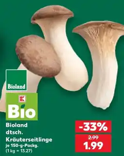 Kaufland Bioland Kräuterseitlinge Angebot