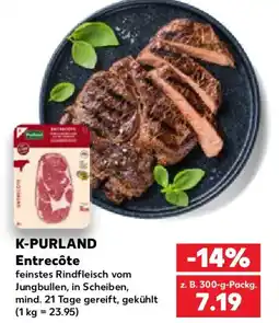 Kaufland K-PURLAND Entrecôte Angebot