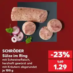 Kaufland SCHRÖDER Sülze im Ring Angebot