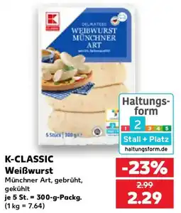 Kaufland K-CLASSIC Weißwurst Angebot