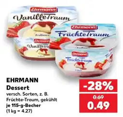 Kaufland EHRMANN Dessert Angebot