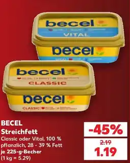Kaufland BECEL Streichfett Angebot