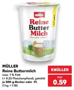 Kaufland MÜLLER Reine Buttermilch Angebot