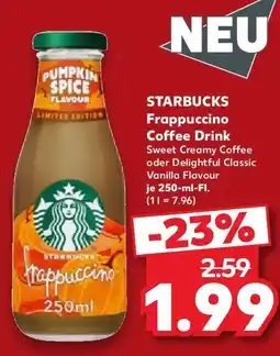 Kaufland STARBUCKS Frappuccino Coffee Drink Angebot