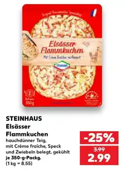 Kaufland STEINHAUS Elsässer Flammkuchen Angebot