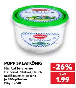 Kaufland POPP SALATKÖNIG Kartoffelcreme Angebot
