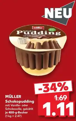 Kaufland MÜLLER Schokopudding Angebot