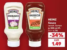 Kaufland HEINZ Sauce Angebot