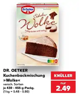 Kaufland DR. OETKER Kuchenbackmischung Wolke Angebot