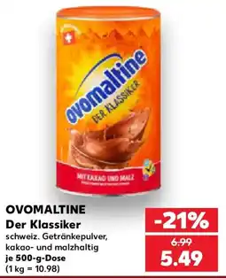 Kaufland OVOMALTINE Der Klassiker Angebot