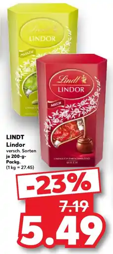 Kaufland Lindt Lindor Angebot