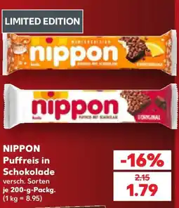 Kaufland Nippon Pufffreis in Schokolade Angebot
