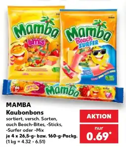 Kaufland Mamba Kaubonbons Angebot
