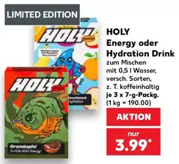 Kaufland HOLY Energy oder Hydration Drink Angebot