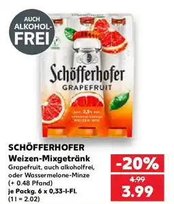 Kaufland Schöfflerhofer Weizen-Mixgetränk Grapefruit Angebot