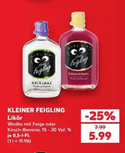 Kaufland KLEINER FEIGLING Likör Angebot