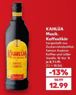 Kaufland KAHLÚA Kaffee Likör Angebot