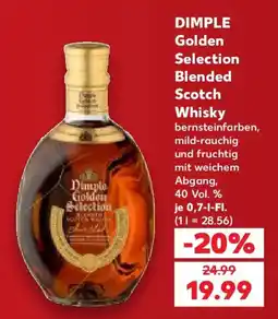 Kaufland Dimple Golden Selection Blended Scotch Whisky Angebot