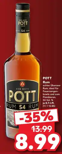 Kaufland POTT Rum Angebot