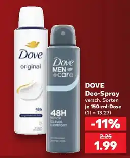 Kaufland DOVE Deo-Spray Angebot